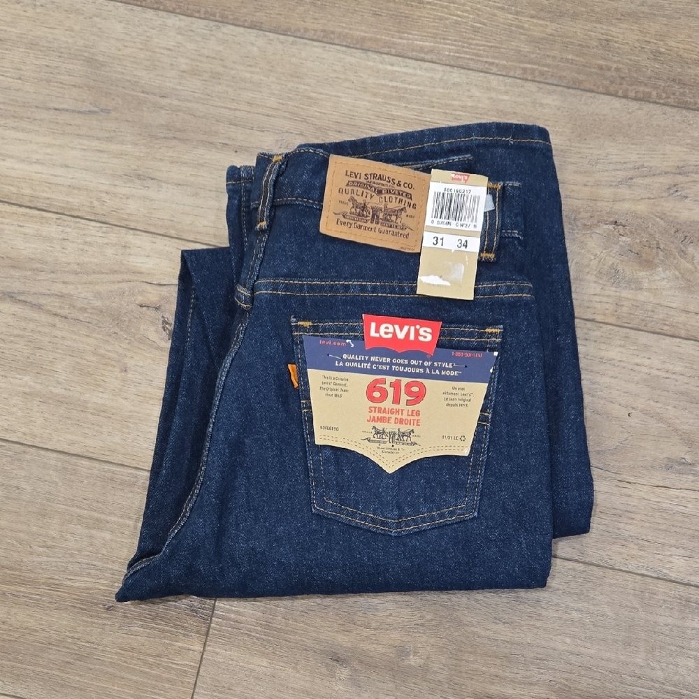 NWT Vintage Levi's Orange Tab Deadstock Men's Straight Leg Blue Jeans